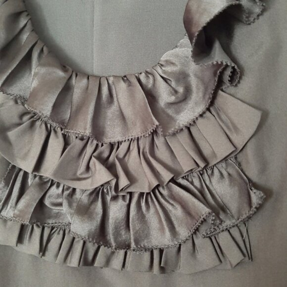 BANANA REPUBLIC 100% Silk Lightweight Shell Tank Top Scoop Neck Black Sz M P - Picture 4 of 14